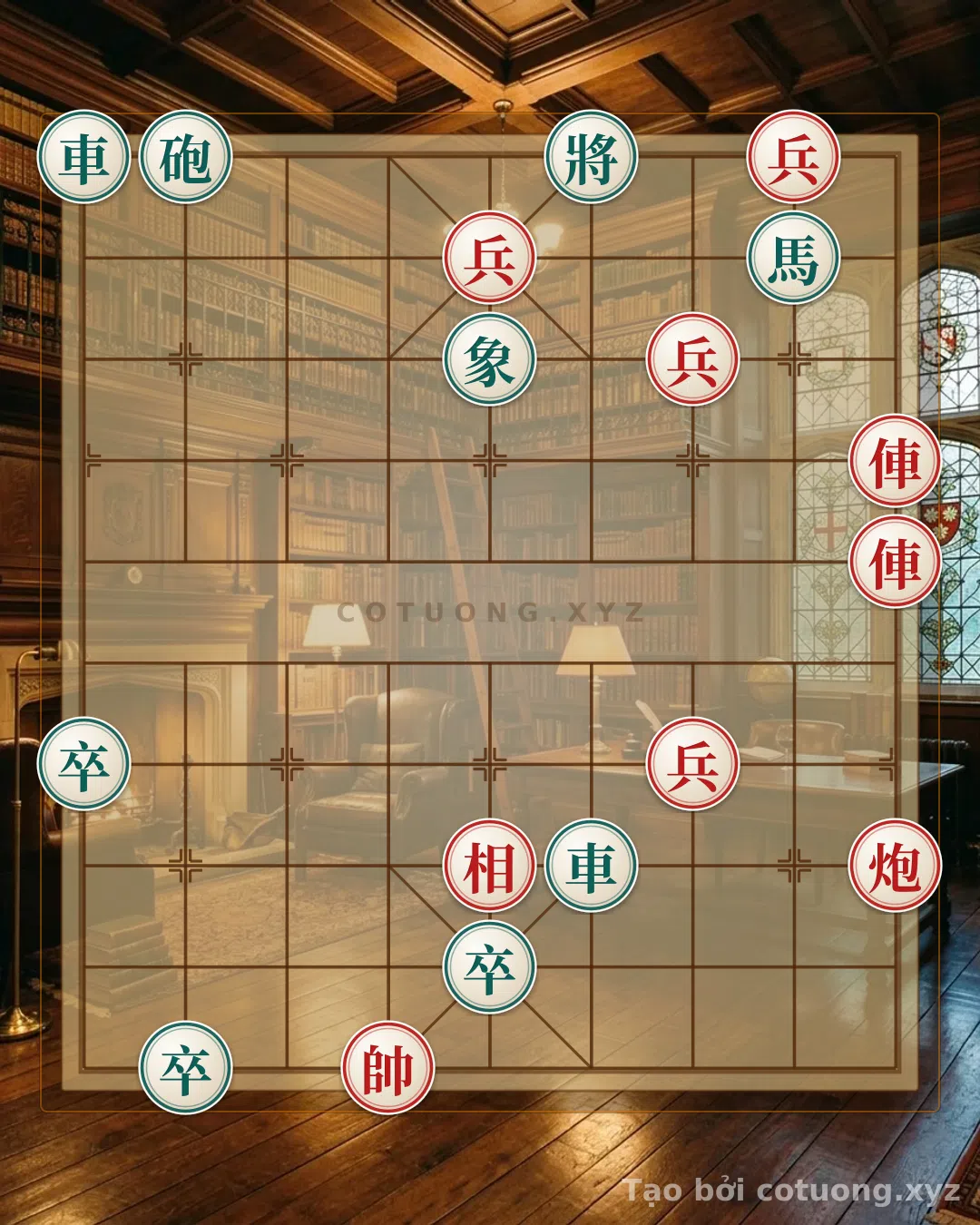 Thế cờ: Xiangqi Strategy: 'Red Cannon Empty' - Defeating Black in 5 Moves — Cờ Tướng Online