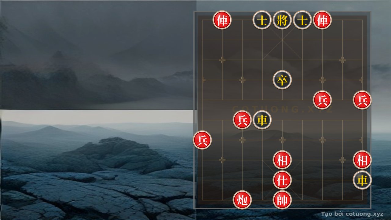 Thế cờ: Red Chariot Retreats to File 8, Black Cannon is Pinned: A Key Strategy in Xiangqi — Cờ Tướng Online