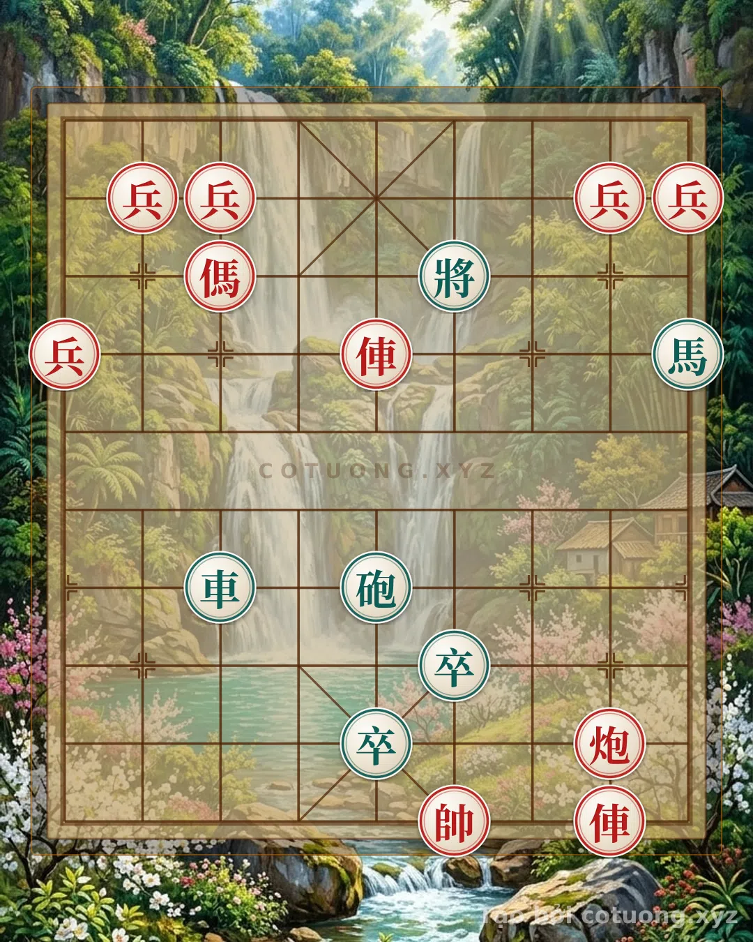 Thế cờ: The Black and Red General's Battle: 