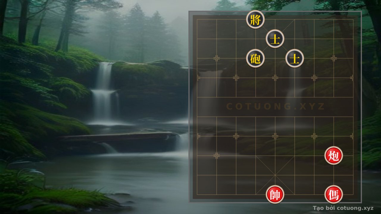 Thế cờ: Red Cannon is as cold as an ice arrow, Red Chariot charges into the mist: A Super Difficult Xiangqi Opening for the Red Player — Cờ Tướng Online