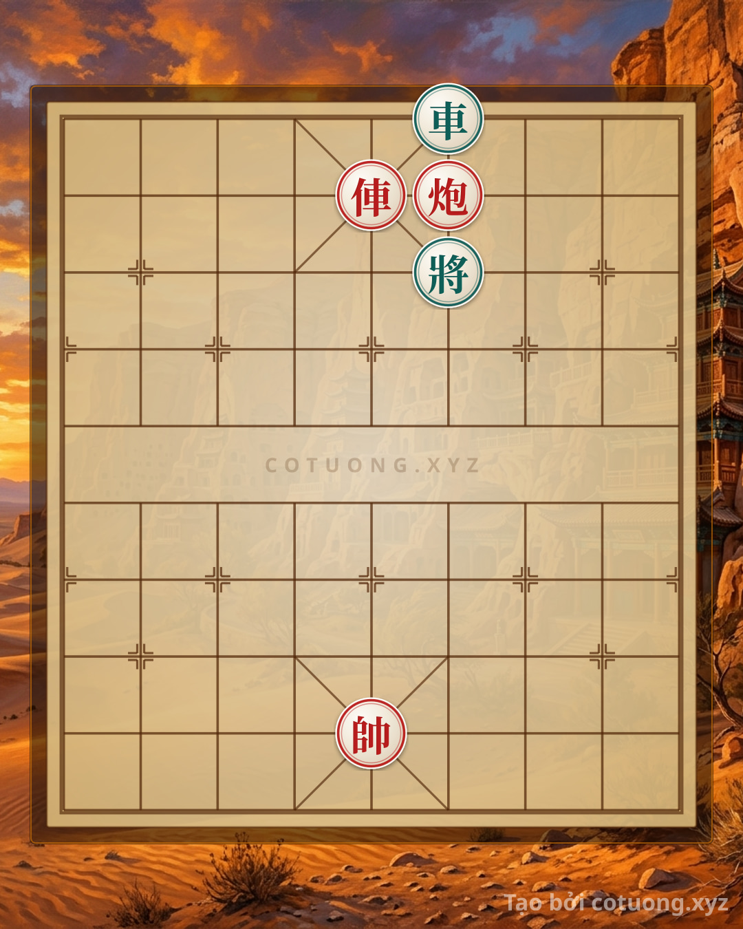 Challenge: The Classic Killing Moves: Red Chariot and Cannon Clash Against the Black Chariot in the Suicide Formation - Can you solve it?