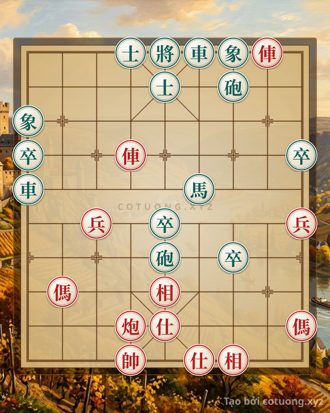 Challenge: Defensive Counterattack: The Secret to Parrying the Red's Threat in the 'Chariot vs. Cannon' Formation - Can you solve it?