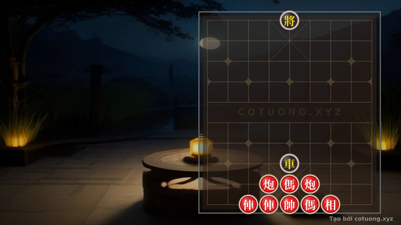 Thế cờ: The Checkmate of the Black General: Red Rook's Defensive Tactics and Counterattack — Cờ Tướng Online