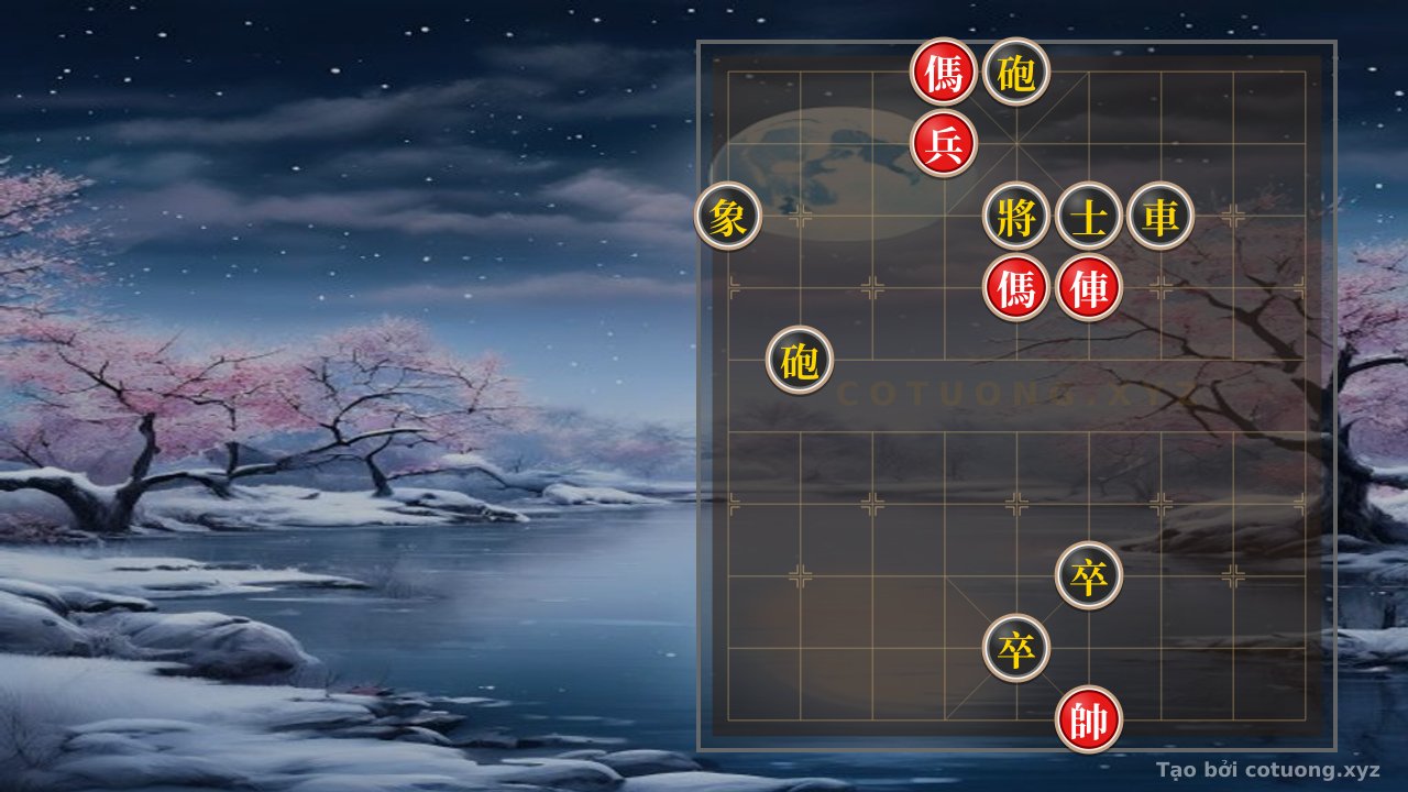 Thế cờ: The Mystery of Modern Xiangqi: The Clash of the Two Red Horses in the River of Fire — Cờ Tướng Online