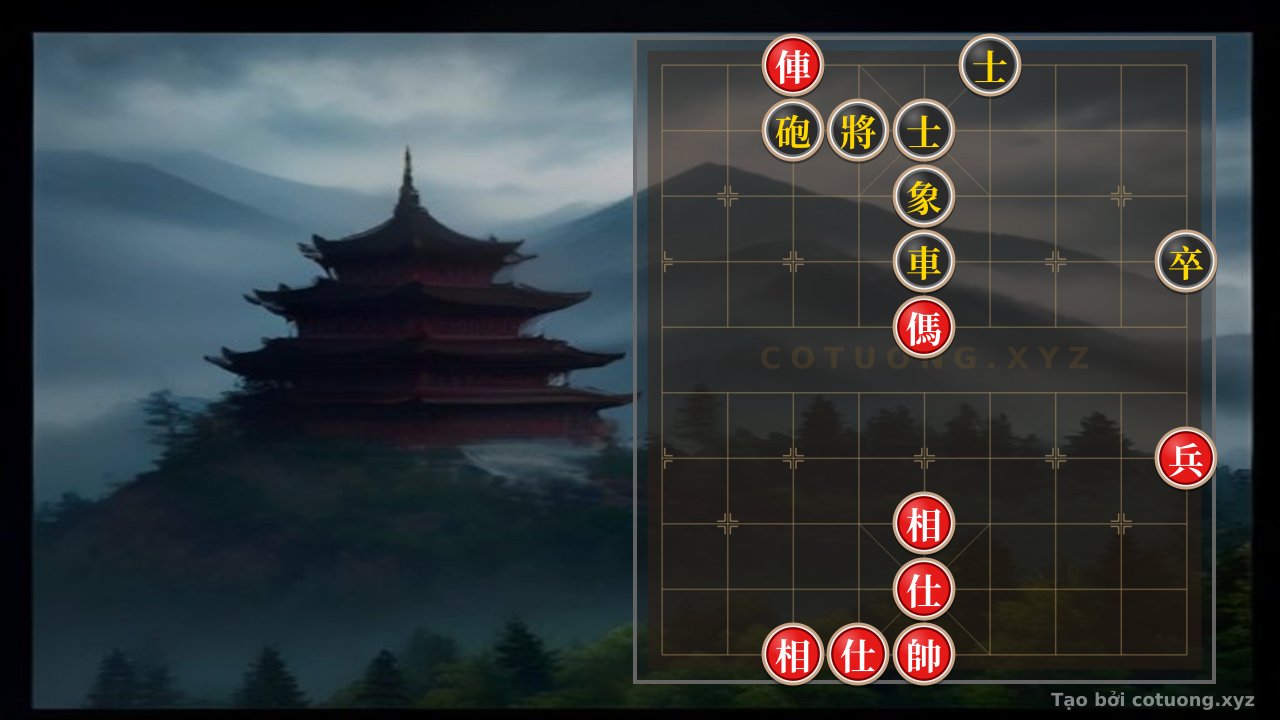 Thế cờ: The Subtle Trap: Red Chariot on 7th File, 10th Rank - A Killer Move for the Red Player — Cờ Tướng Online