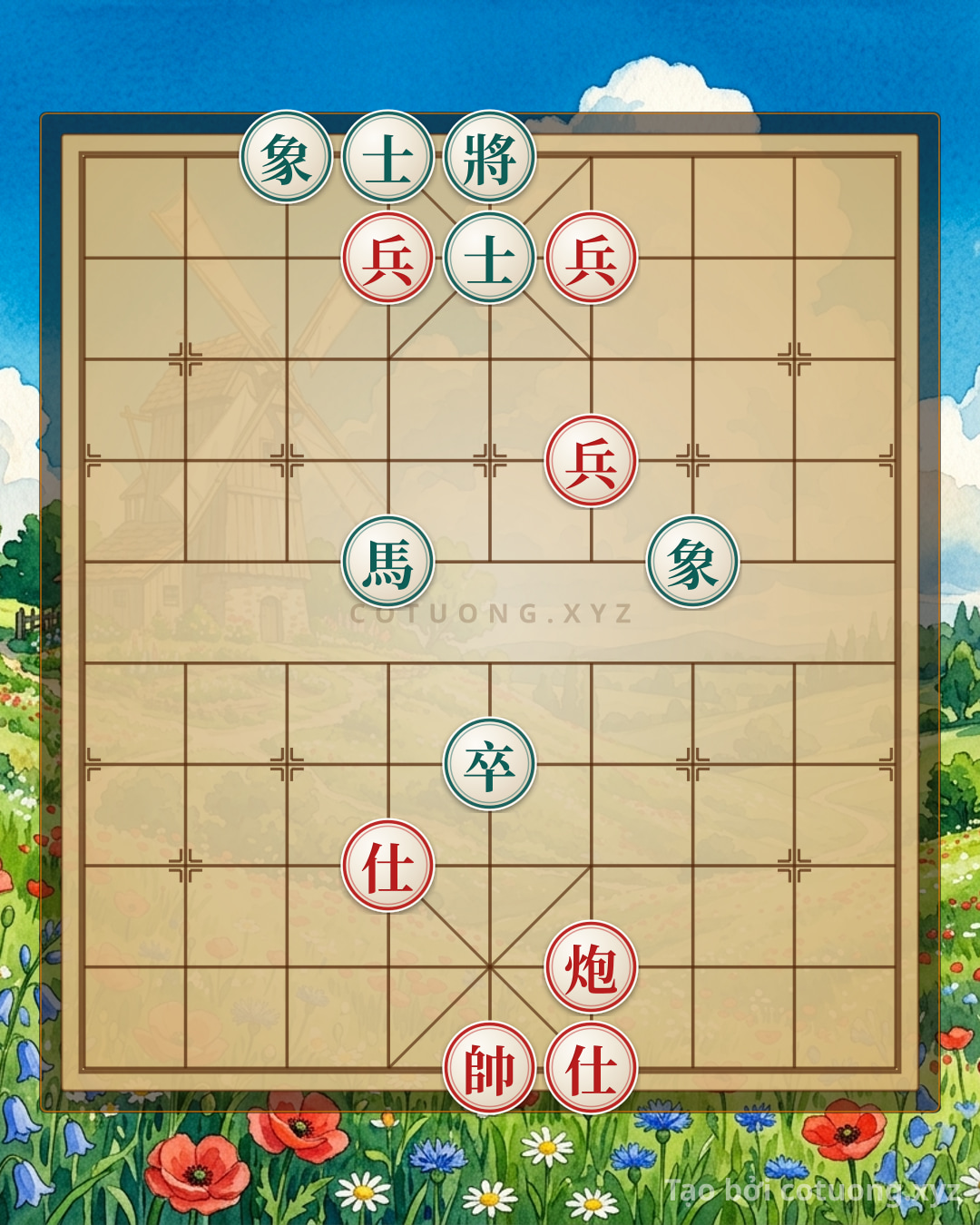 Thế cờ: The Secret of the 3-Cannon vs. Black Horse: Win in 3 Moves! — Cờ Tướng Online