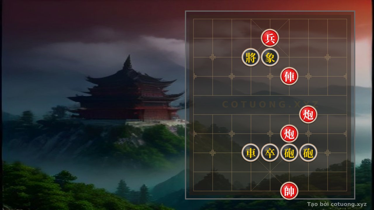 Thế cờ: The 'Red Cannon Empty Chariot' Formation - Winning Strategy in 5 Moves — Cờ Tướng Online
