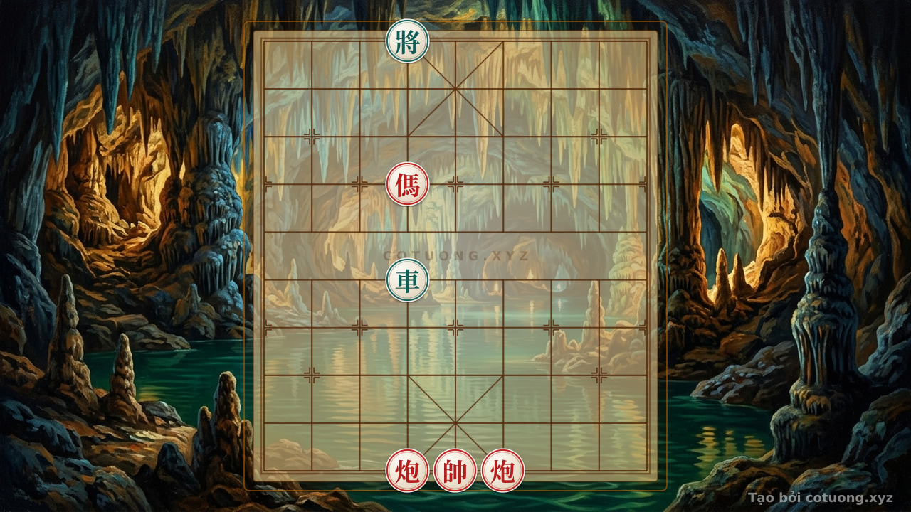 Thế cờ: Subtle Trap: Black Chariot Surrounds Red Cannon - Xiangqi Strategic Moves to Secure Victory — Cờ Tướng Online