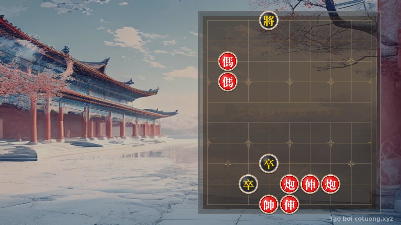 Thế cờ: The Secret of 'Double Horse Attack' - Red's Strategy to Defeat the '4-File General' Formation in Xiangqi — Cờ Tướng Online