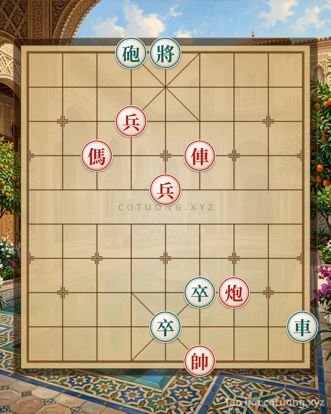 Challenge: Black Cannon 'Lane 4' Opening: A Masterful Counterattack by Red When the Chariot 'Lanes 4' Roams - Can you solve it?