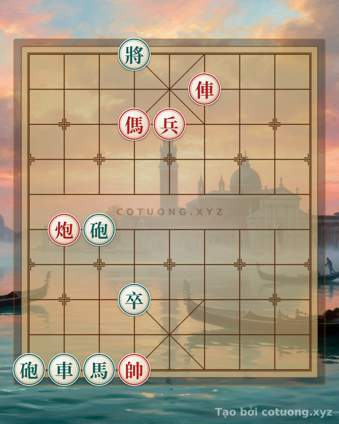 Thế cờ: Battle of the Generals: 