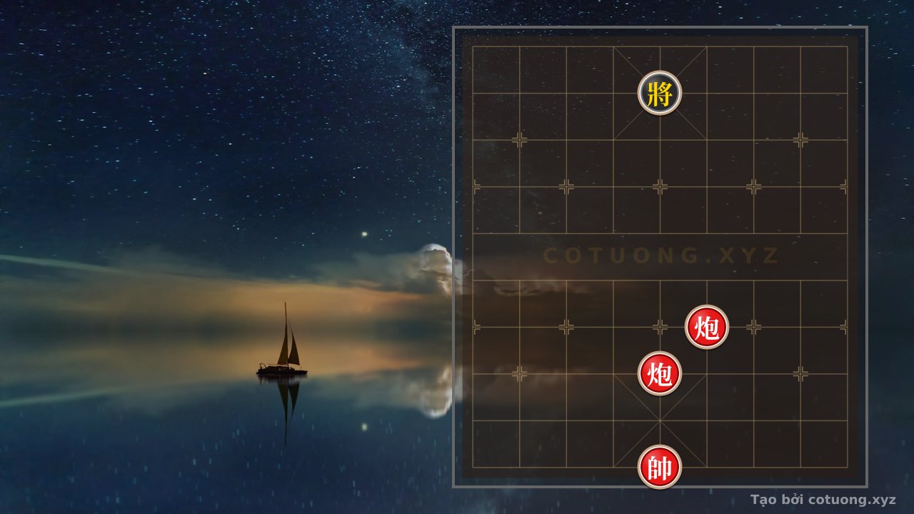 Thế cờ: The 'Red Cannon vs. Drum' Strategy - The Black General's Desperate Fight in the Siege — Cờ Tướng Online