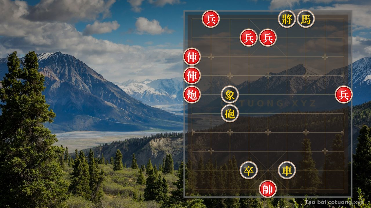 Thế cờ: Red Rook Trap on File 8, Rank 10: Online Xiangqi with AI Master — Cờ Tướng Online