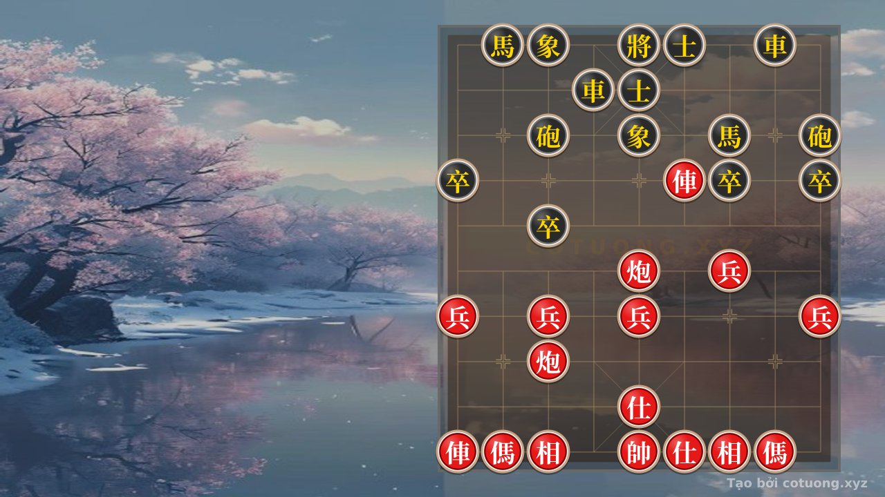 Thế cờ: Red General Chess: The 'Kick Horse' Strategy to Win in 5 Moves — Cờ Tướng Online