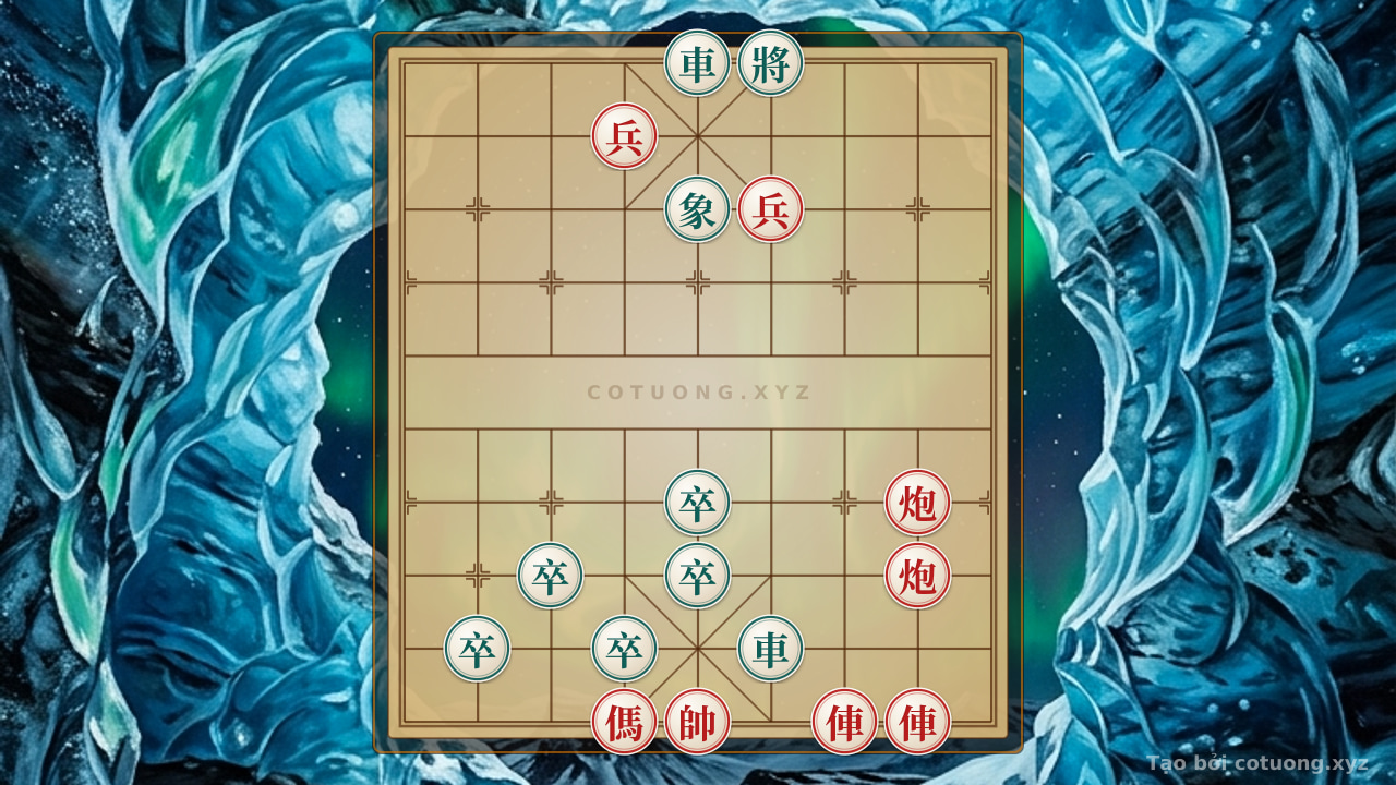 Thế cờ: Endgame: 2 Rooks, 2 Cannons, 2 Horses, 2 Pawns vs. 2 Rooks, 5 Pawns and Elephant: Mastering the Decisive Battle in 36 Moves — Cờ Tướng Online
