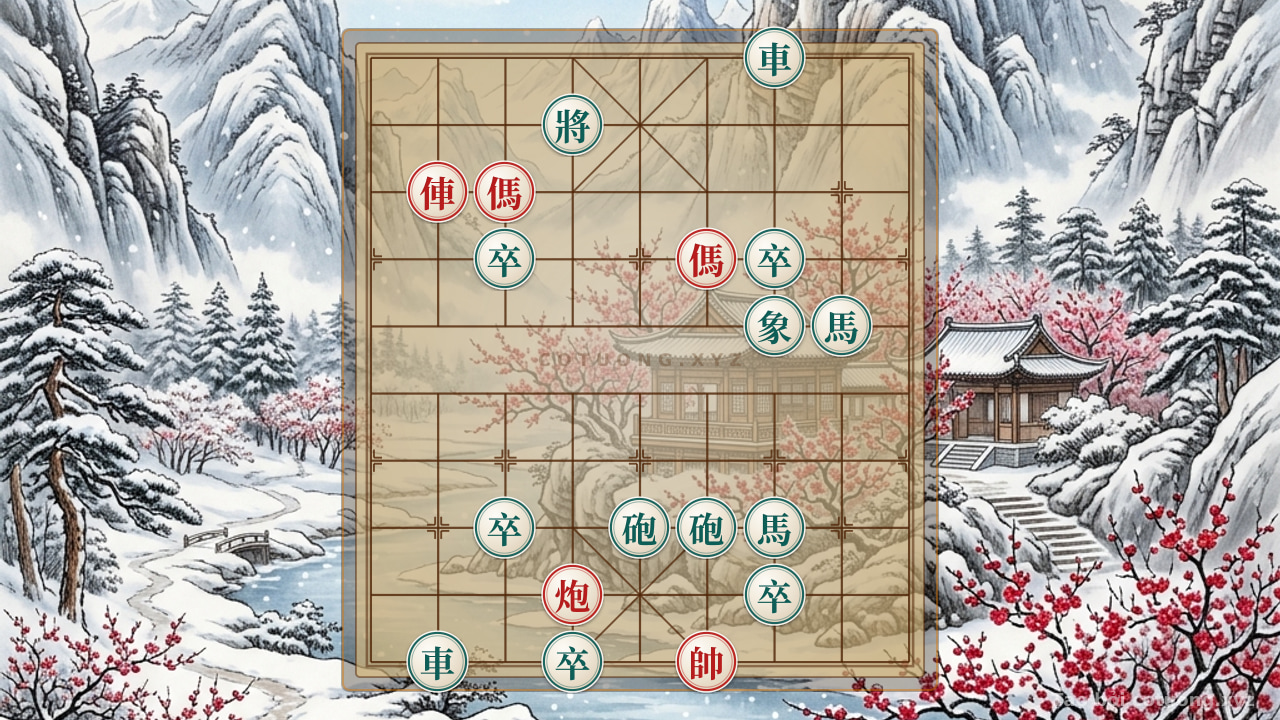 Thế cờ: Xiangqi Online Super Hard: 