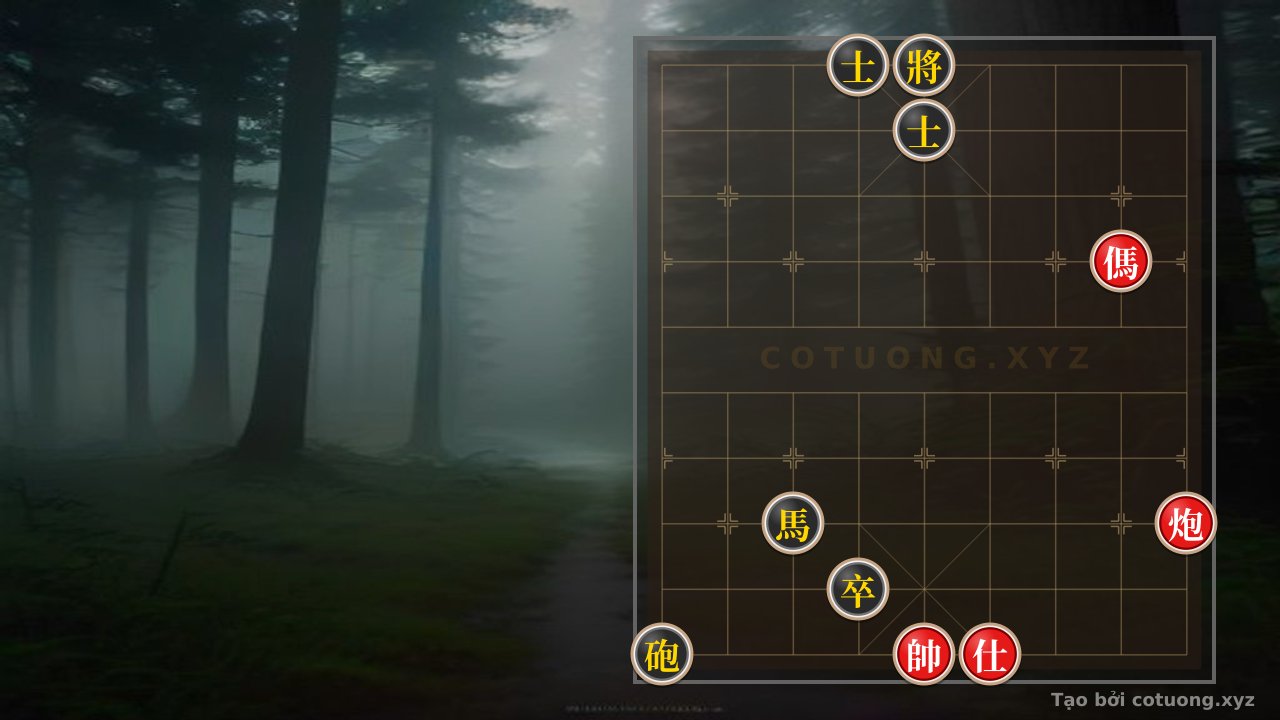 Thế cờ: Red Cannon, Horse, and Advisor Break Through Black's Chariot and Cannon: A Miraculous Victory in Chinese Chess — Cờ Tướng Online