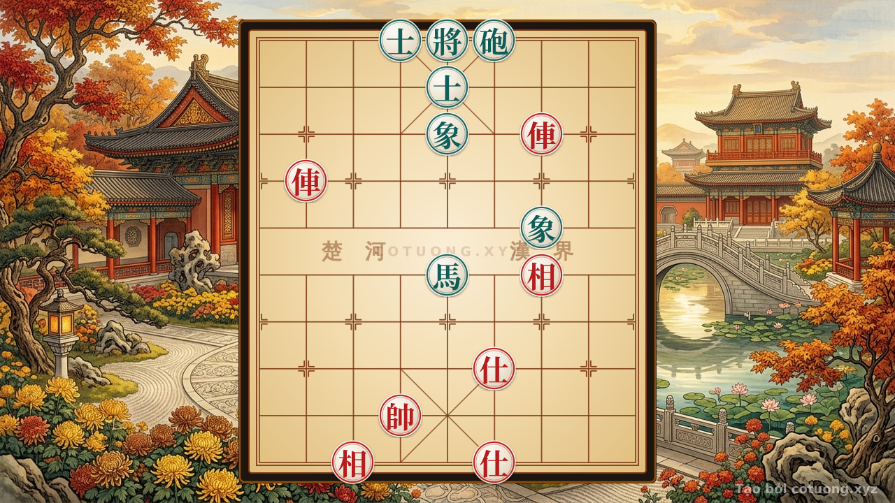 Thế cờ: The Secret of Xiangqi: Red's Bold Breakthrough vs. Black's Unexpected Counterattack - Who Will Win? — Cờ Tướng Online