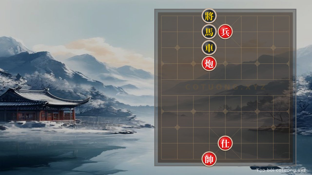 Thế cờ: The Deadly Trap: Black Rook on 4th Rank and Red Cannon on 6th Rank - Advanced Xiangqi Strategy — Cờ Tướng Online