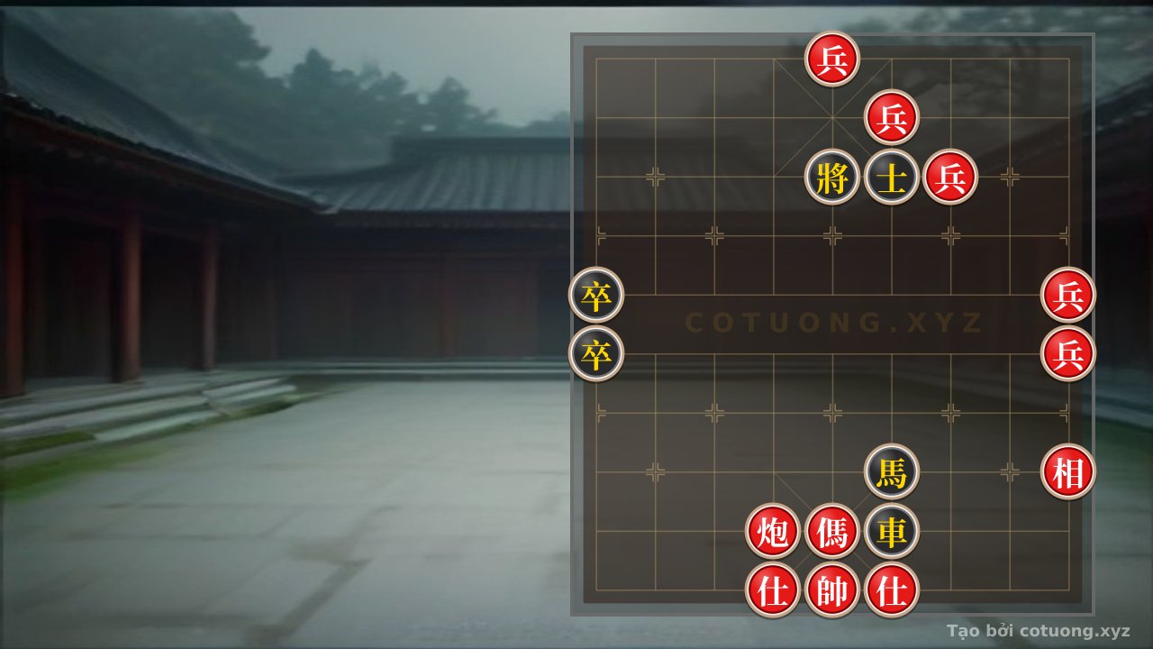 Thế cờ: Cannon Horse 5 Pawns vs. Chariot Horse 2 Pawns: Classic Killing Technique from the Xiangqi Battlefield — Cờ Tướng Online