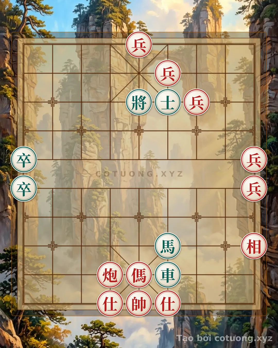 Challenge: Cannon Horse 5 Pawns vs. Chariot Horse 2 Pawns: Classic Killing Technique from the Xiangqi Battlefield - Can you solve it?