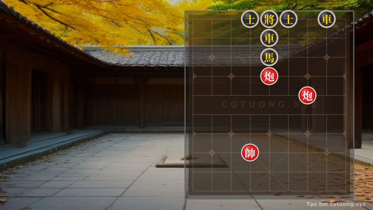 Thế cờ: The Secret to Defending Against the Red Cannon in the 'Black General is Trapped' Formation - Xiangqi Expert — Cờ Tướng Online