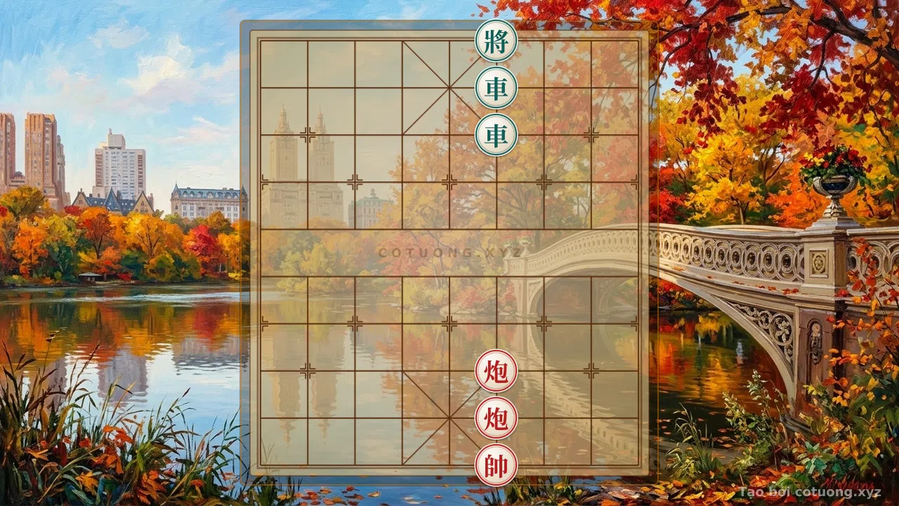 Thế cờ: Red Cannon Empty Move: Black Chariot's Defensive Strategy in the General's Chessboard — Cờ Tướng Online