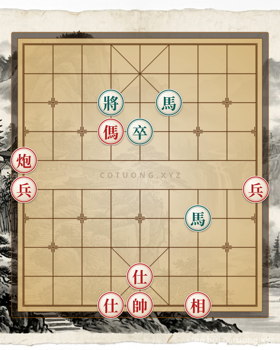 Thế cờ: Xiangqi: The Red Strategy That Defeats Black in 10 Moves - Master Tactics from Xich Bi — Cờ Tướng Online