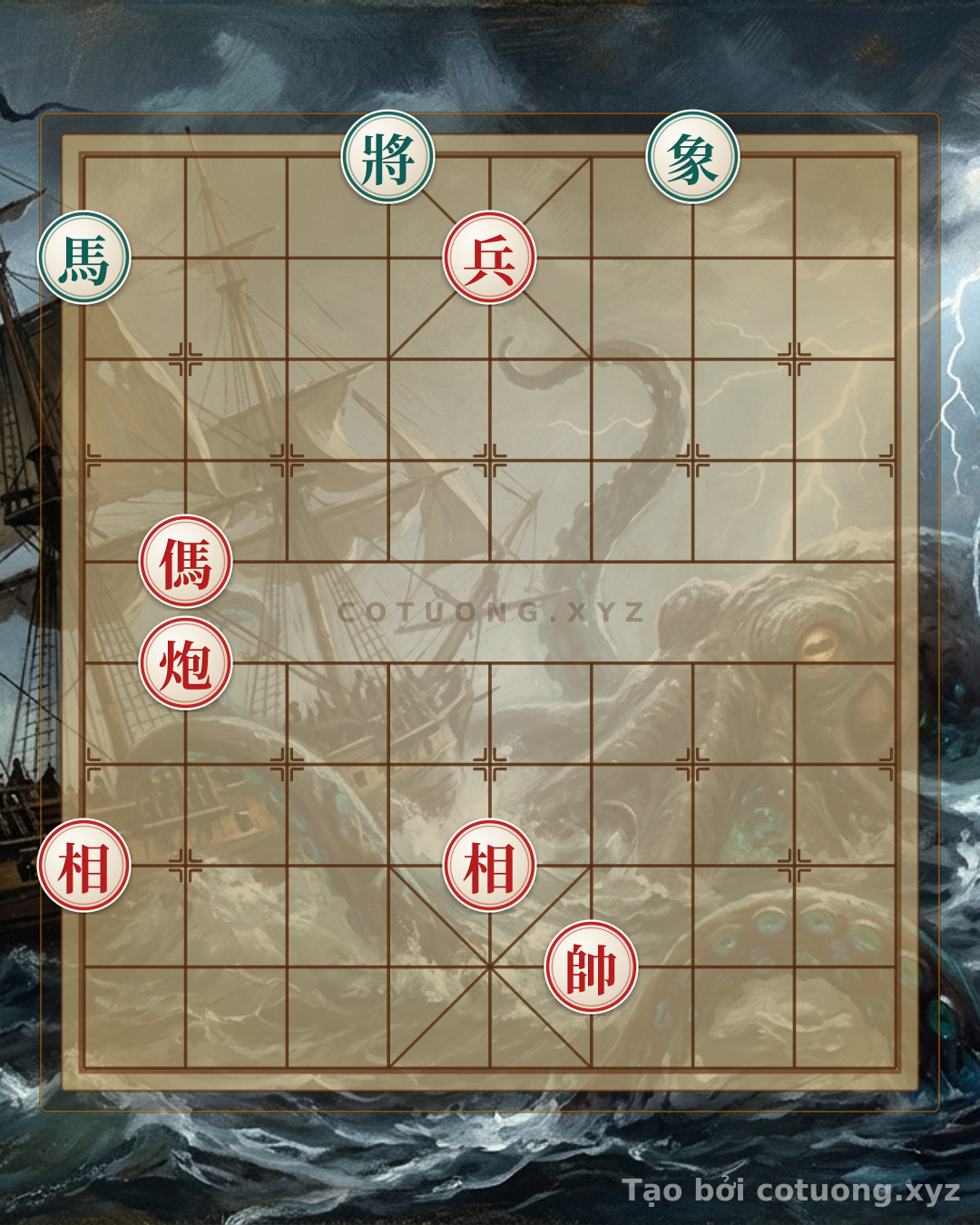 Challenge: The Enigma of the Board: A Masterful Counterattack Strategy in Xiangqi - Can you solve it?