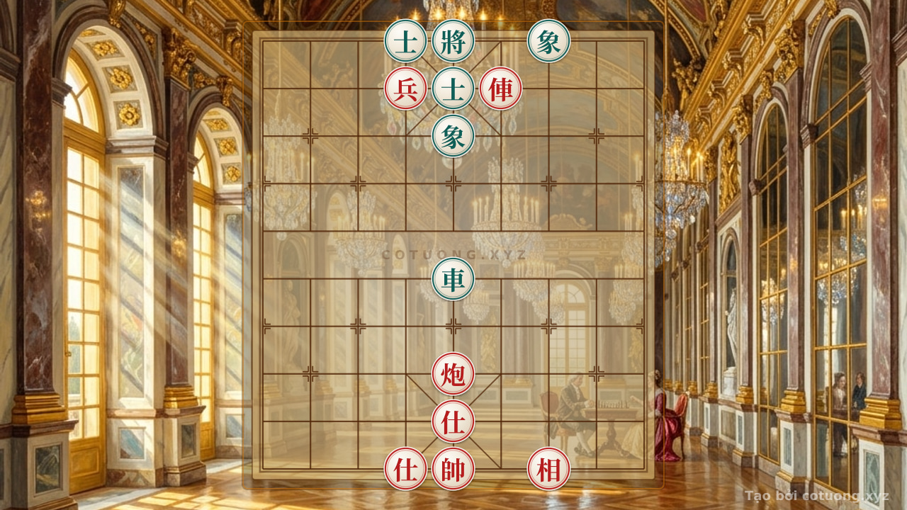 Thế cờ: Xiangqi: Strategy for Red Chariot on 4th Rank vs. Black Chariot on 5th Rank in Double Horse Formation — Cờ Tướng Online