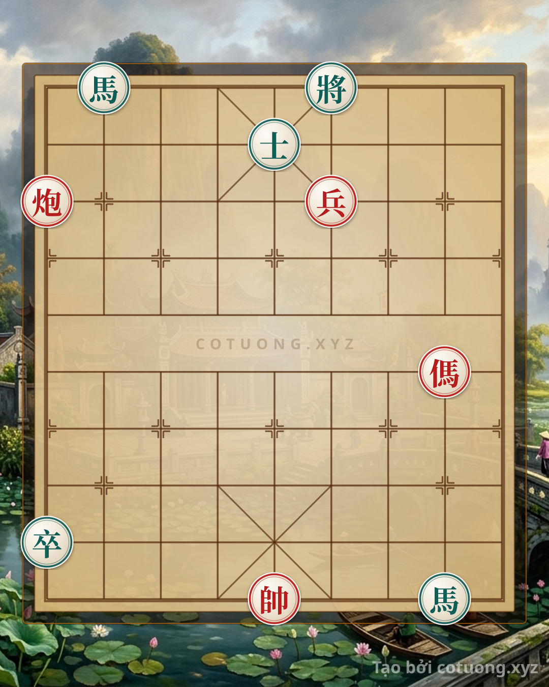 Challenge: Red Strategy: Breaking the Black Double Horse Formation in 5 Moves - Can you solve it?