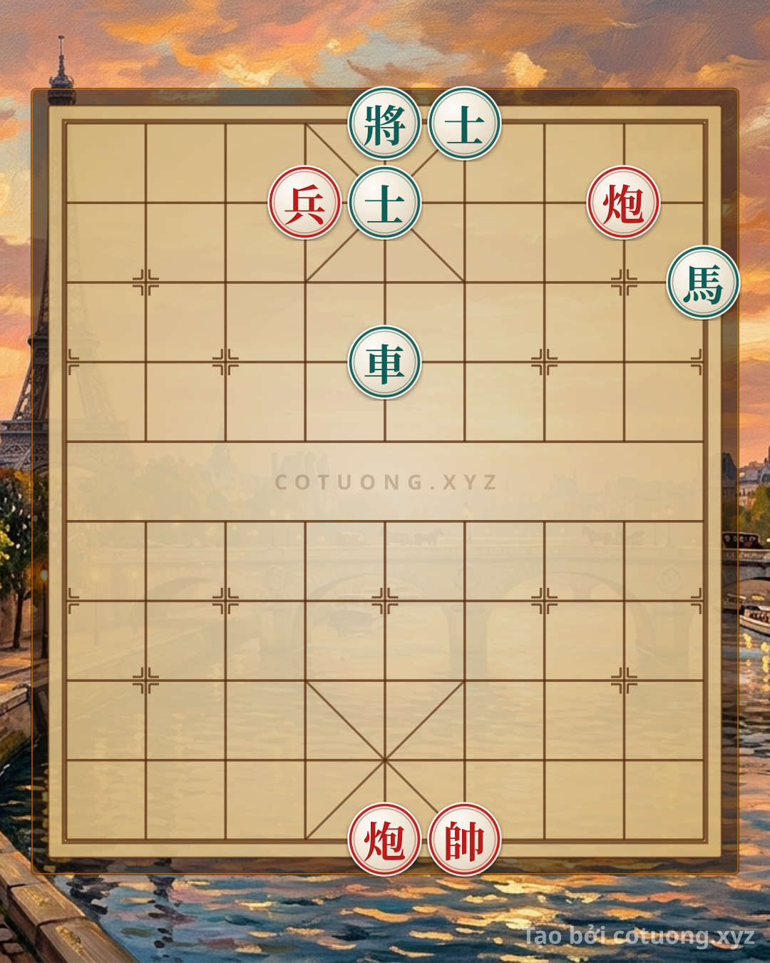 Challenge: The Mysterious 3-Move Checkmate: Two Cannons Destroy the Rook and Horse, Two Advisors in One Move - Can you solve it?