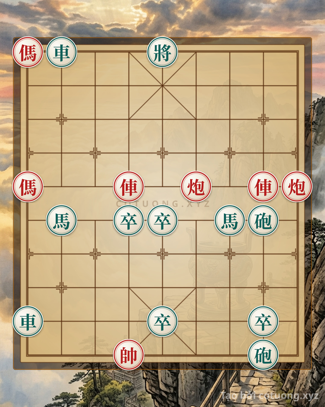 Challenge: The Classic Trap: The Double Rook and Double Cannon Battle – The Black Pawns' Desperate Move Decides the Outcome - Can you solve it?