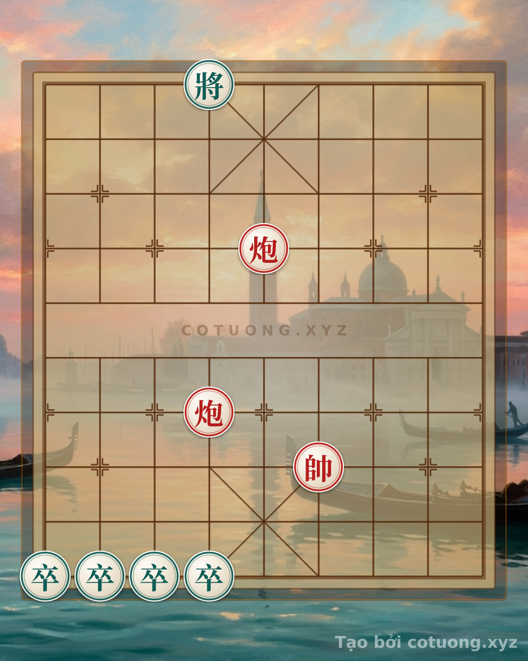 Challenge: Red Cannon's Counterattack: The Art of Reversing the Tide in Chinese Chess 1/10 - Can you solve it?