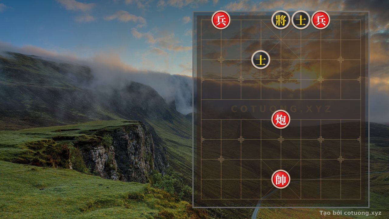 Thế cờ: The Strange Black Trap: Red Cannon's Charge, Black Advisor Captured in 3 Moves — Cờ Tướng Online