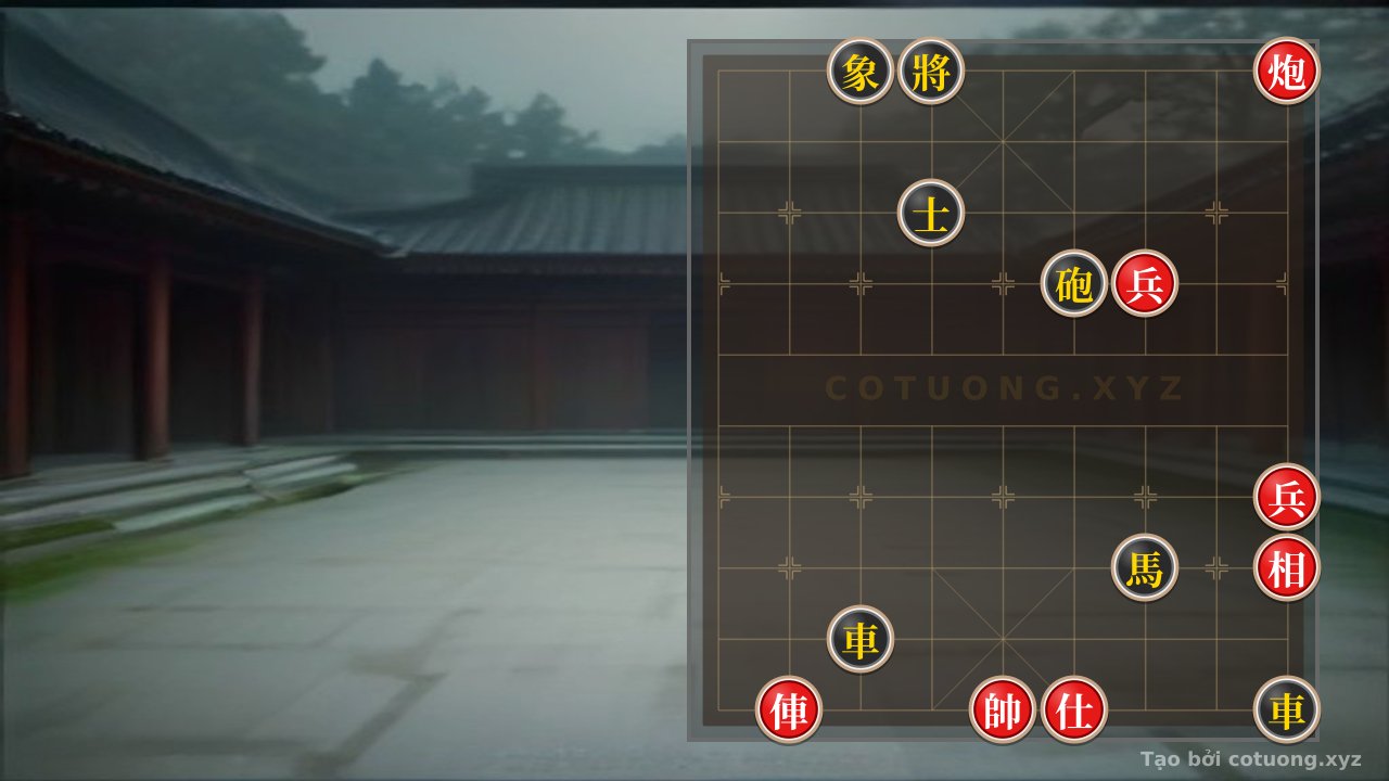 Thế cờ: Black Trap Like Fire: How to Play the Red Cannon on File 10 Rank 10? — Cờ Tướng Online