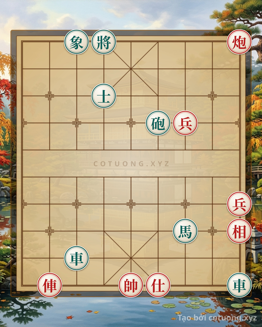 Challenge: Black Trap Like Fire: How to Play the Red Cannon on File 10 Rank 10? - Can you solve it?