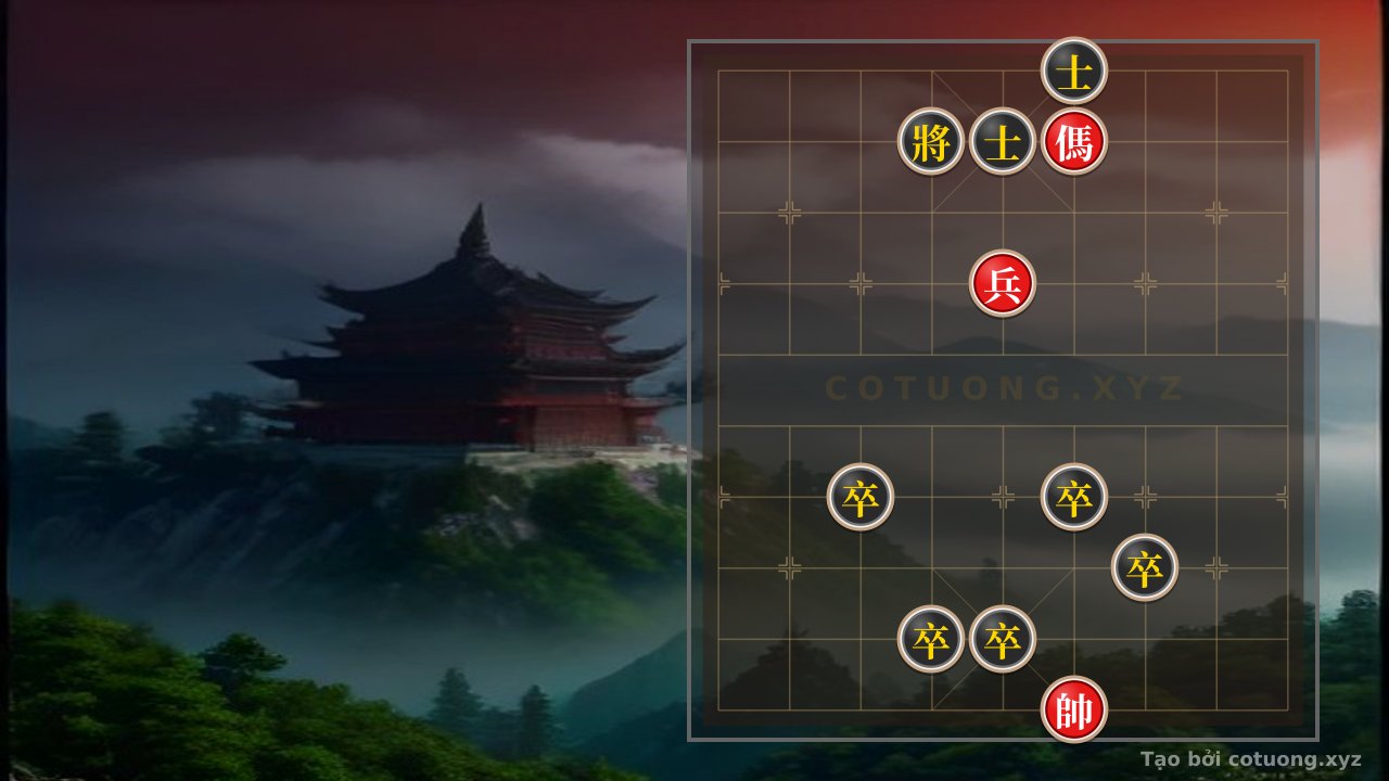 Thế cờ: Xiangqi: Red is Trapped - Can Black Win? — Cờ Tướng Online