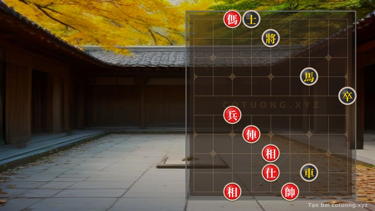 Thế cờ: Art of Defensive Counterattack: Neutralizing the Threat of the Black Horse on File 7 Rank 7 — Cờ Tướng Online