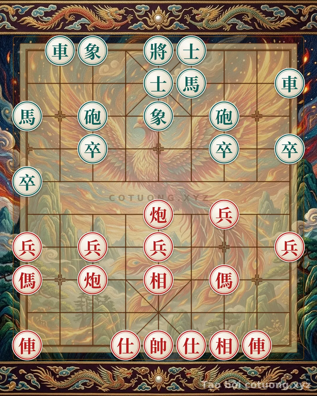 Challenge: Art of Counterattacking Defense: Analyzing the Red-Black Formation in Xiangqi - Can you solve it?