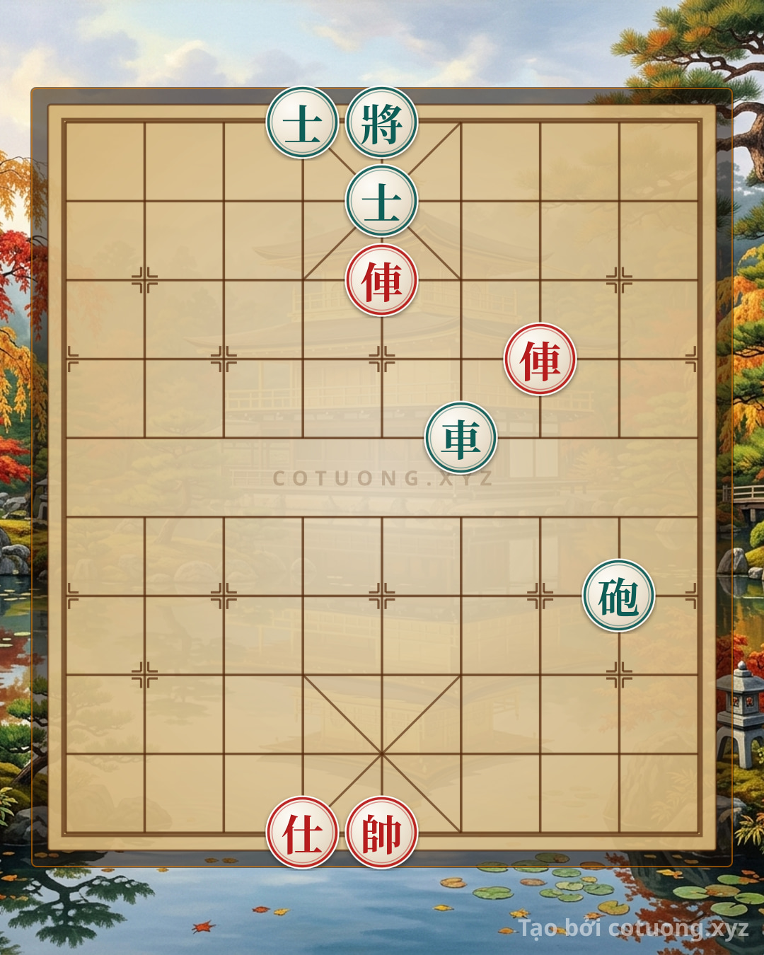 Challenge: Xiangqi Super Difficult: Red Chariot Charges Straight at Black Cannon - Extremely Dangerous Tactical Trap - Can you solve it?