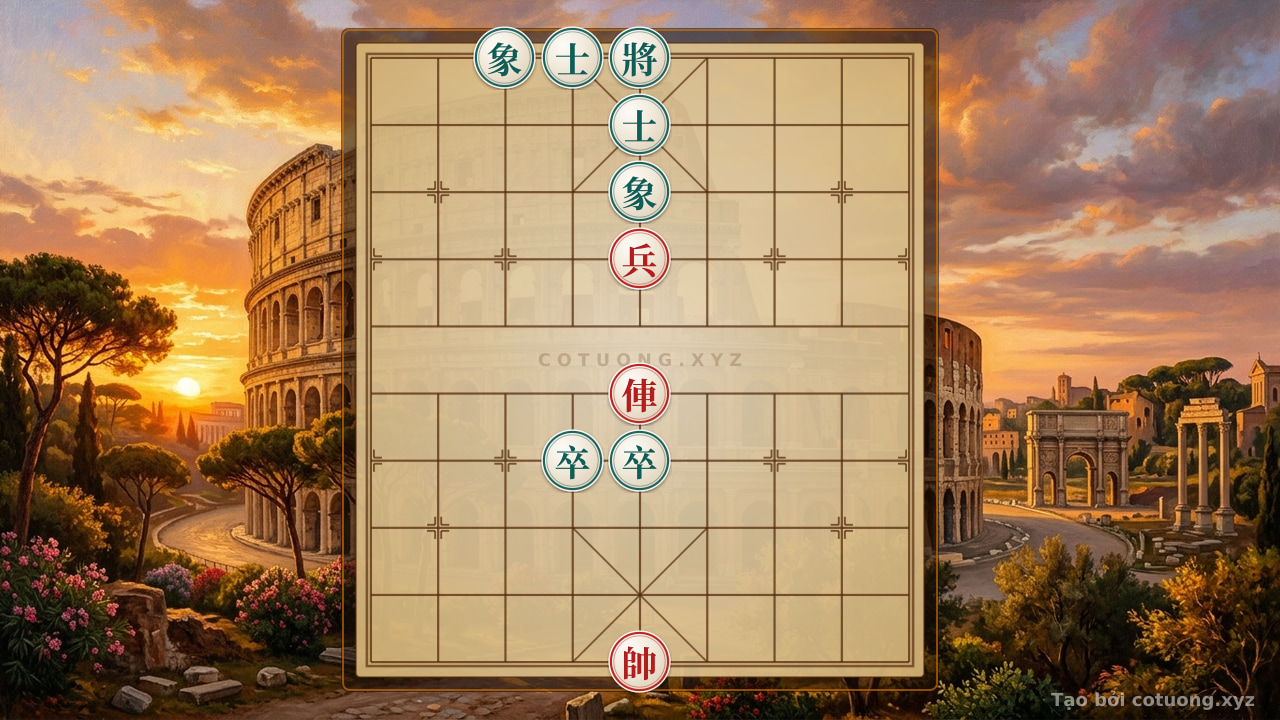 Thế cờ: Tactical Richness: Red Counters Black’s Sudden Chariot Thrust with a Fifth-Rank Counterattack — Cờ Tướng Online