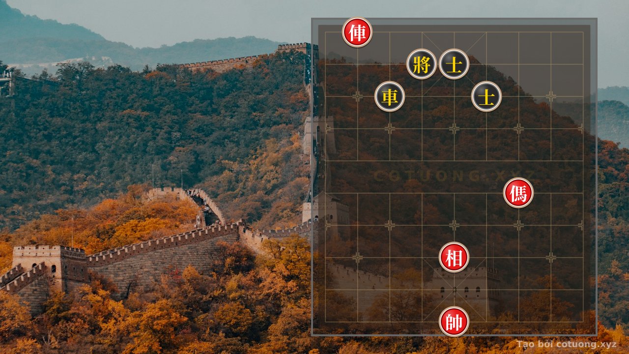 Thế cờ: Red General: Rook Strategy at 8th Rank 10 - Breaking Black's Defensive Design — Cờ Tướng Online