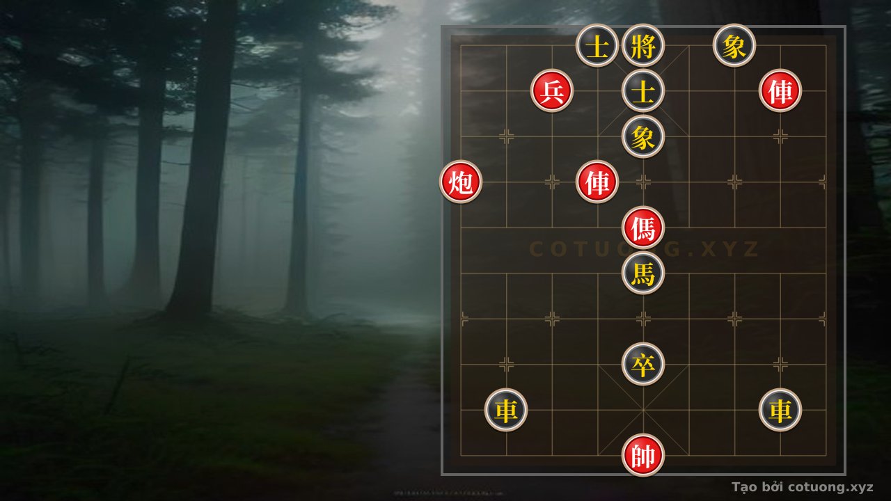 Thế cờ: Xiangqi: Strategy to Defeat the Double Horse Face-to-Face Formation — Cờ Tướng Online