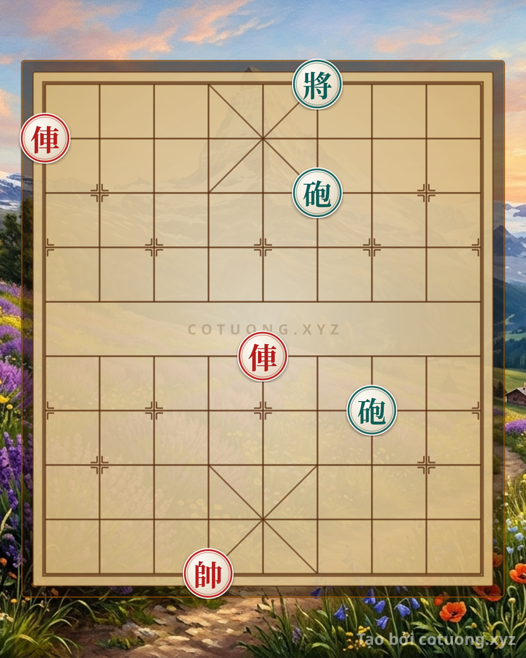 Challenge: Song xa áp đáy, tuyệt sát cung thành - Can you solve it?