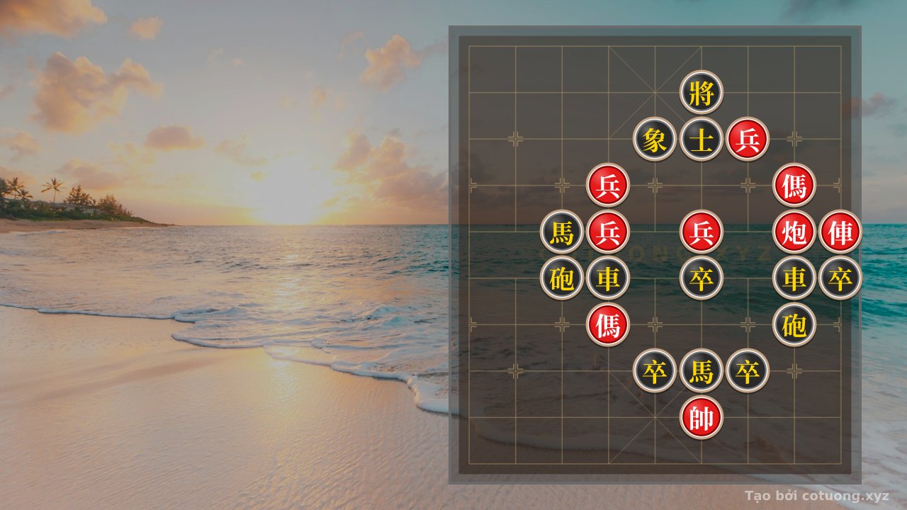 Thế cờ: Xiangqi Master's Secret: Rook Cannon 2 Horses Four Pawns vs. 2 Rooks 2 Cannons 2 Horses Four Pawns - The Xichibi Battle on the Chessboard — Cờ Tướng Online