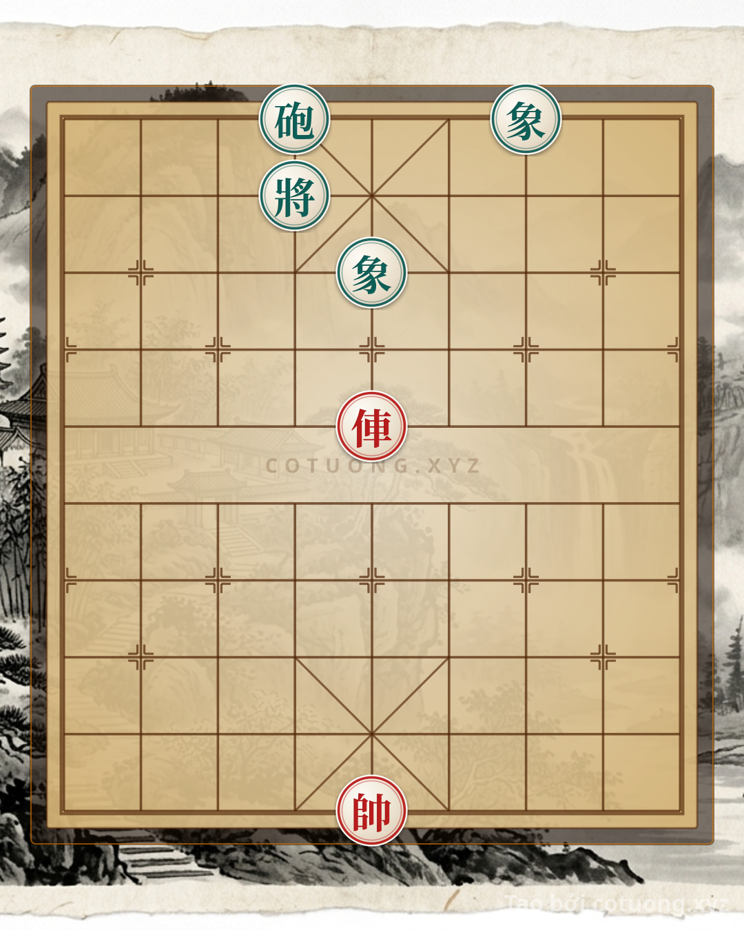 Challenge: Xiangqi Formation: Black Defense, Red Attack - Basic Strategy - Can you solve it?