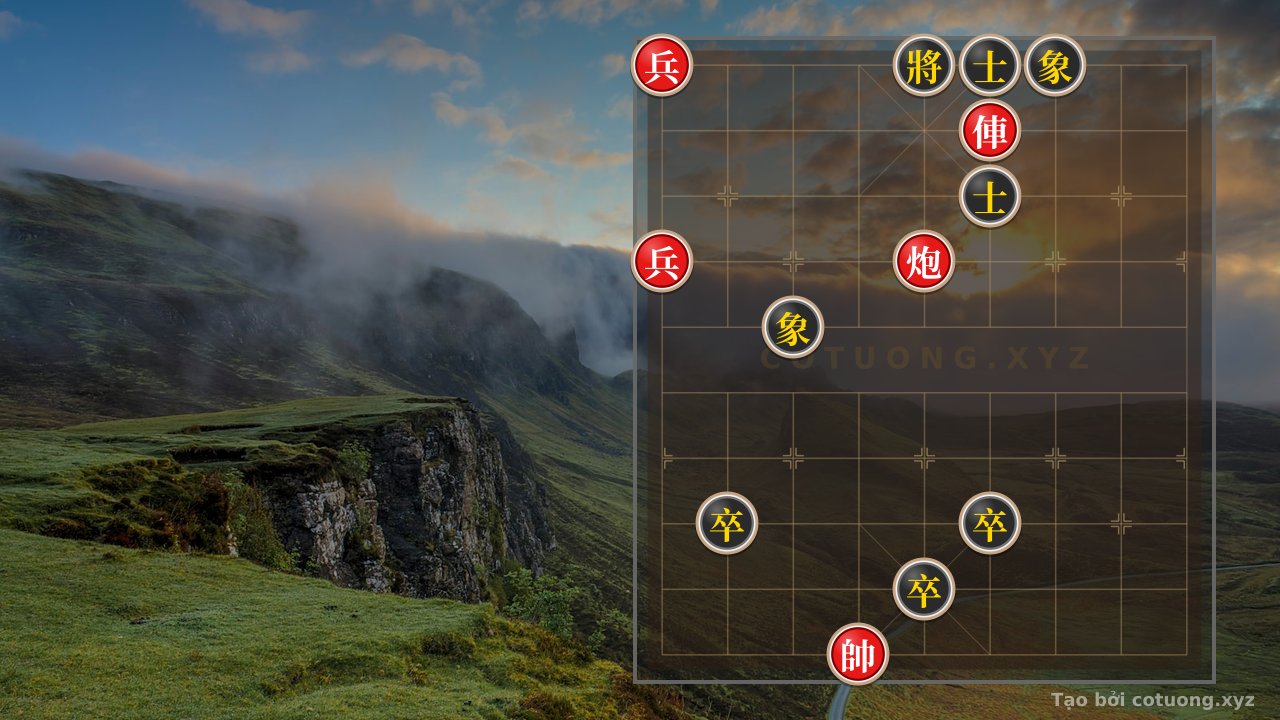 Thế cờ: Red General Chess: The Strategy of 'Empty Cannon' and the Mystery of the Black Advisor — Cờ Tướng Online