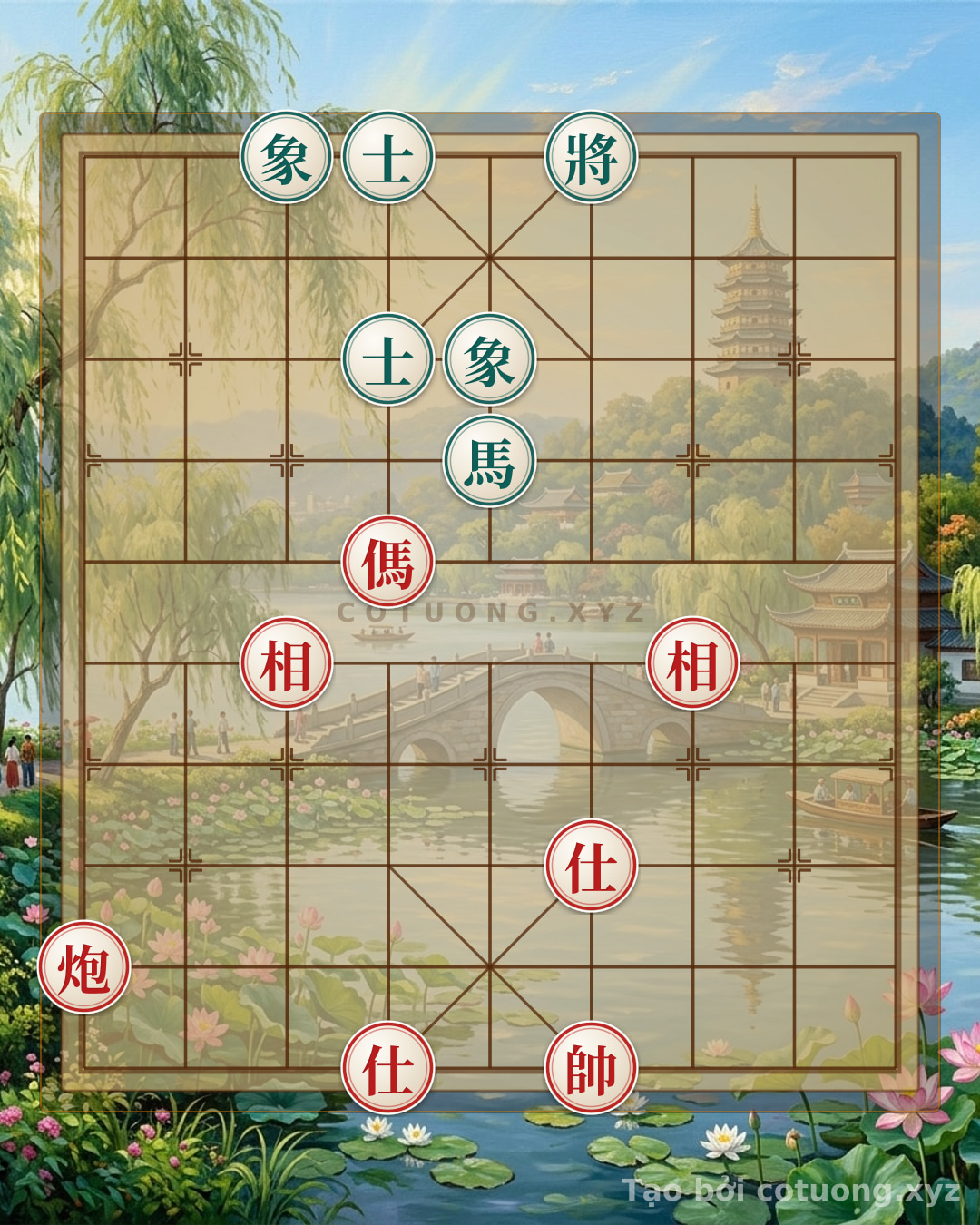 Thế cờ: ANALYSIS OF THE SIMULTANEOUS ADVANTAGE: RED'S SOLID FORMATION IN EASTERN MARCH – LESSONS FROM THIS BATTLE — Cờ Tướng Online