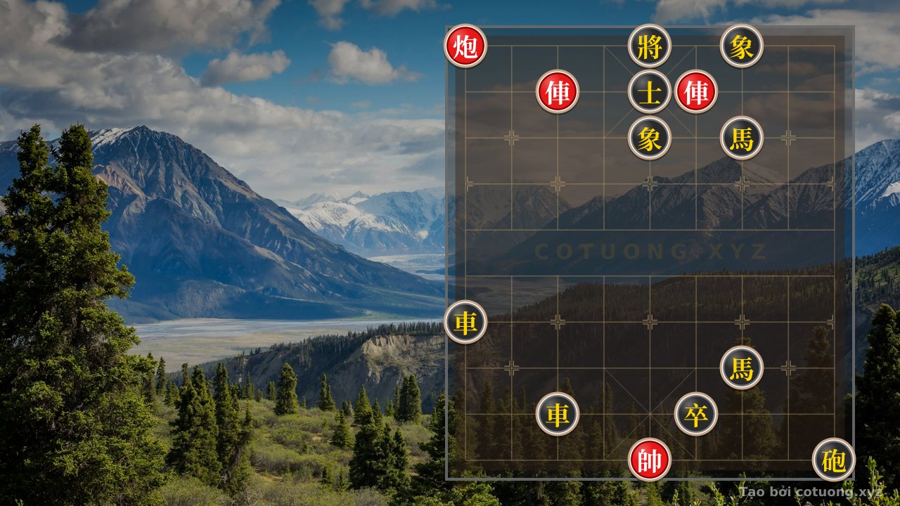 Thế cờ: Red Cannon on File 9, Rank 10: A Turning Point in the Battle of Chinese Chess — Cờ Tướng Online
